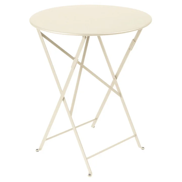 Fermob - Bistro folding table Ø 60 cm, latte-beige