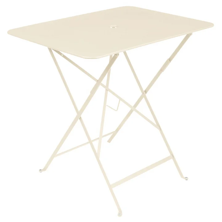 Fermob - Bistro folding table, rectangular, 77 x 57 cm, latte-beige