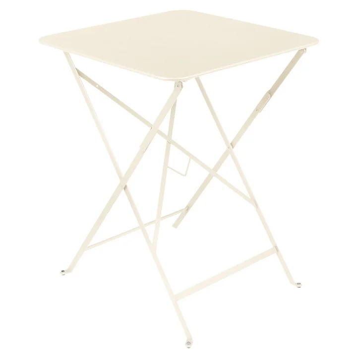 Fermob - Bistro folding table, 57 x 57 cm, latte-beige
