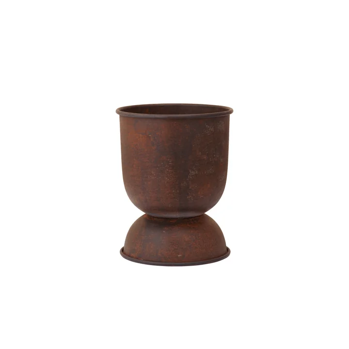 Ferm Living - Hourglass flower pot extra-small, Ø 21 x H 30 cm, rust