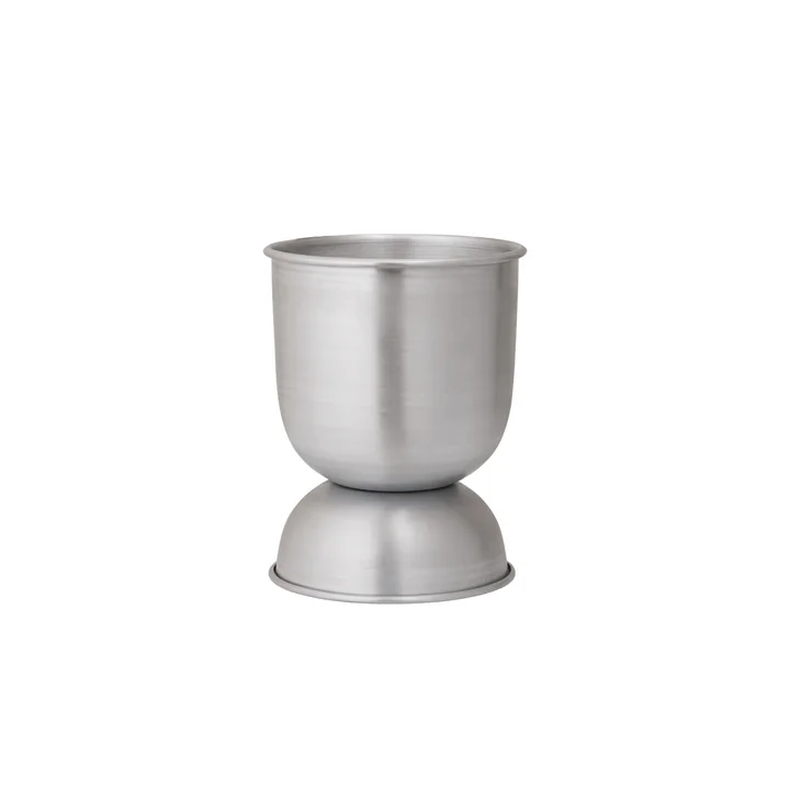 Ferm Living - Hourglass flower pot extra-small, Ø 21 x H 30 cm, aluminum