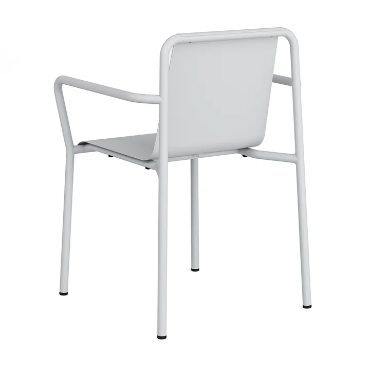 TipToe - Panorama garden chair with armrests, chalk gray