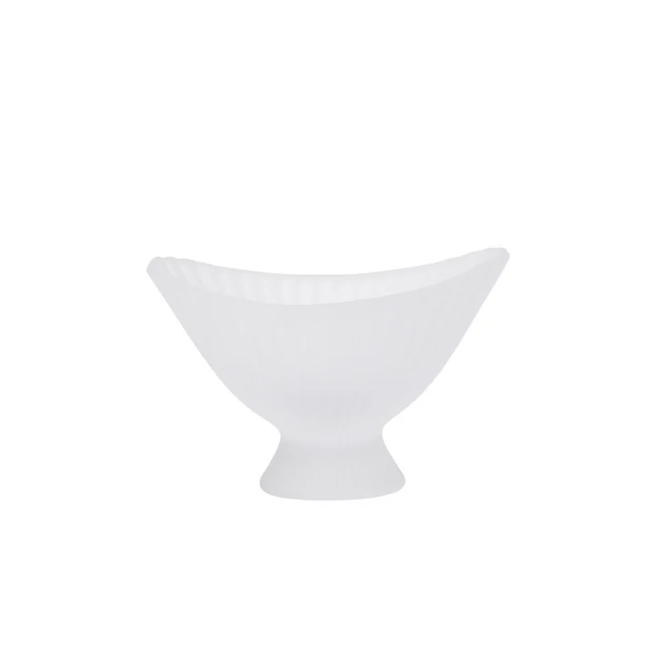 Ferm Living - Fountain decorative bowl, small, frosted glass