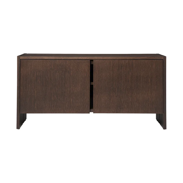 Ferm Living - Parcel Cabinet, H50 cm, dark stained oak