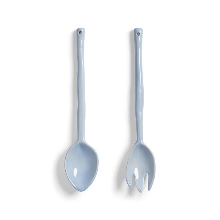 & klevering - Boavista salad servers, blue