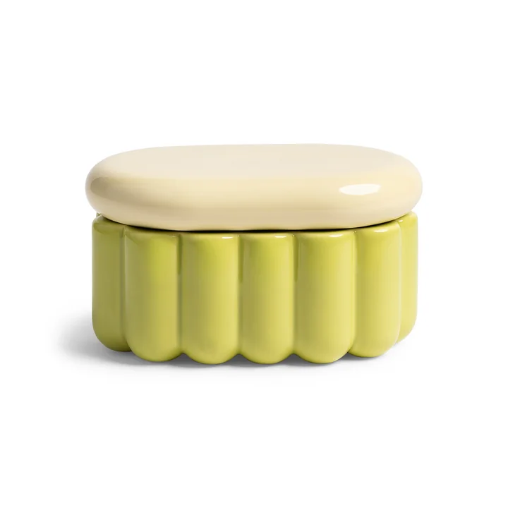 & klevering - Charlo storage tin, pear green
