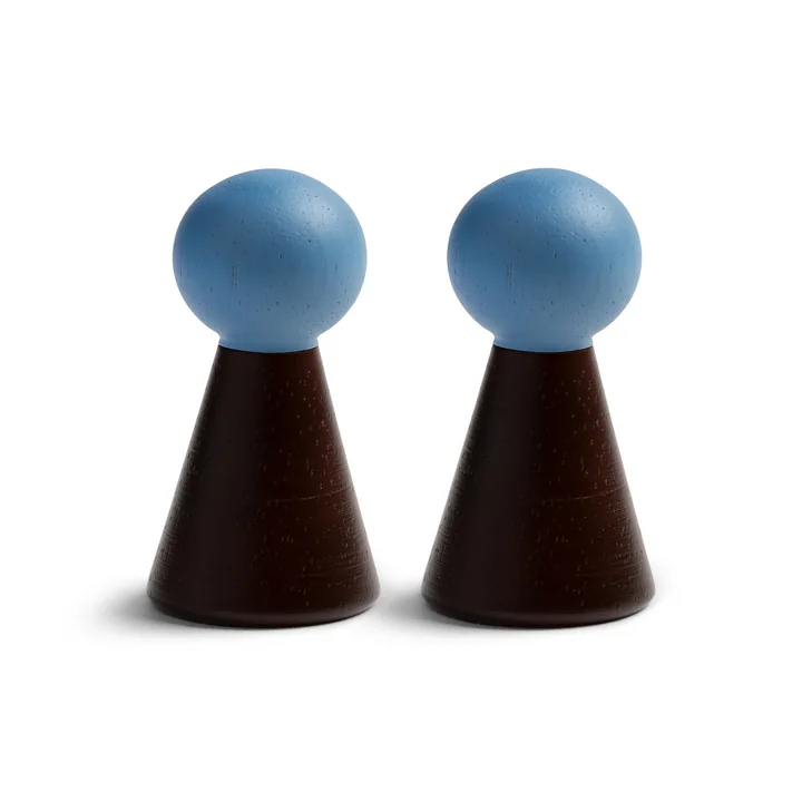 & klevering - Halma Coat hooks (set of 2), burgundy / blue