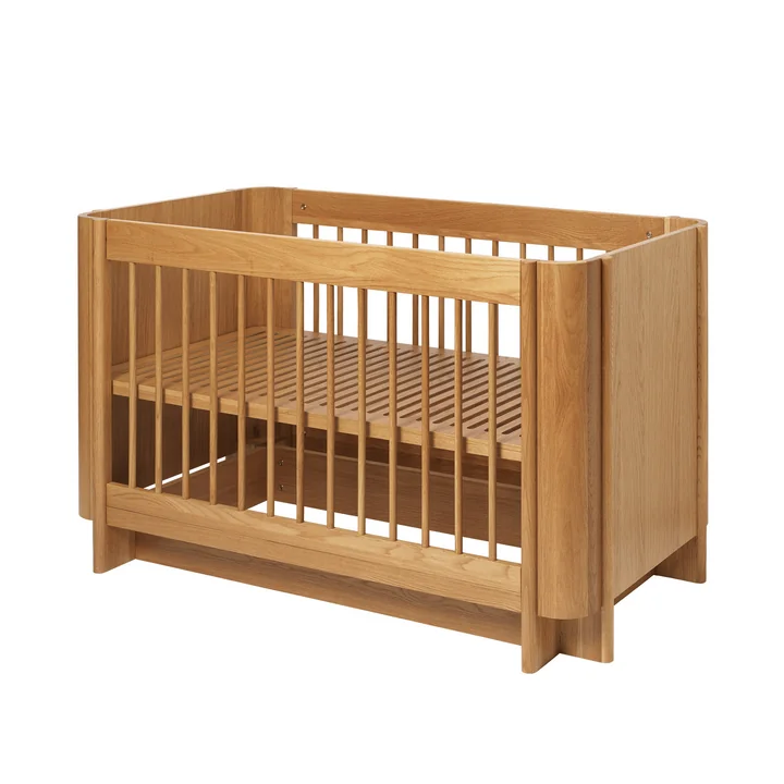 Ferm Living - Tilu Baby crib, 68 x 129 cm, natural oak