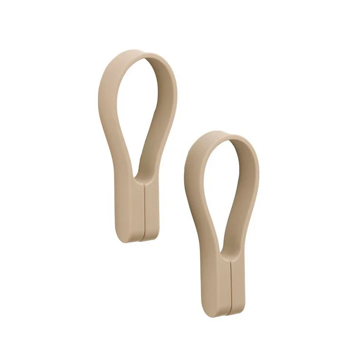 Zone Denmark - Loop Magnetic towel rail, camel (set of 2)