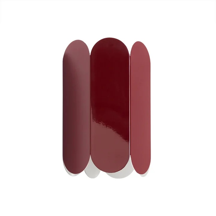 Arcs wall light, auburn red by HAY