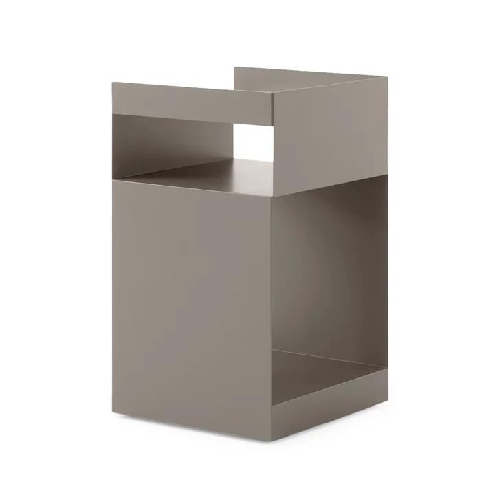 Rotate side table SC73, 59 x 35 cm, steel, gray-beige (Exclusive Edition) by & Tradition