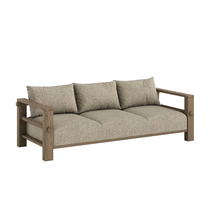 Karup - Bare Sofa bed, pine carob brown (106)/ warm sand (641)