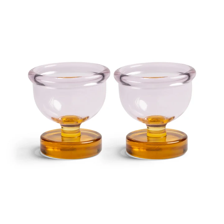 & klevering - Cantine Egg cup, pink (set of 2)