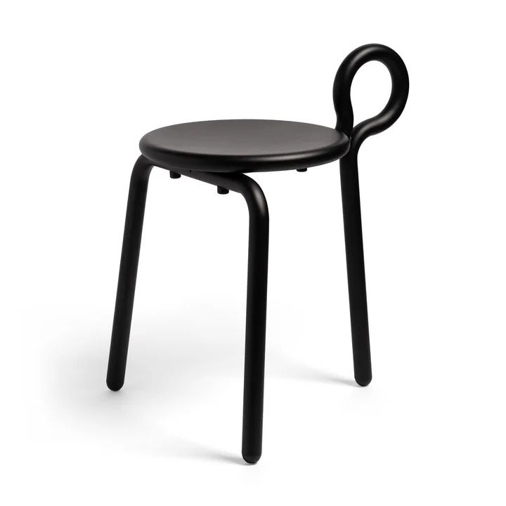 & klevering - Lasso Stool, black