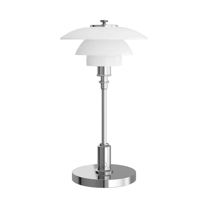 Louis Poulsen - PH 1/1 Portable rechargeable LED table lamp, high-gloss chrome-plated