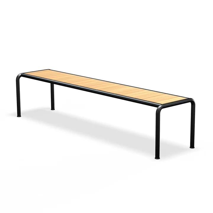 HOUE - AVANTI garden bench, long, pine/ black