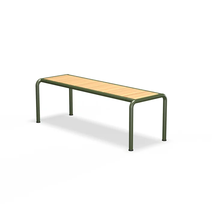 HOUE - AVANTI garden bench, medium, pine / olive green