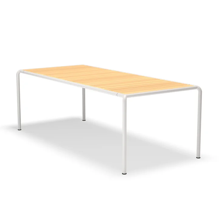 HOUE - AVANTI outdoor dining table, 222 x 98 cm, pine / muted white