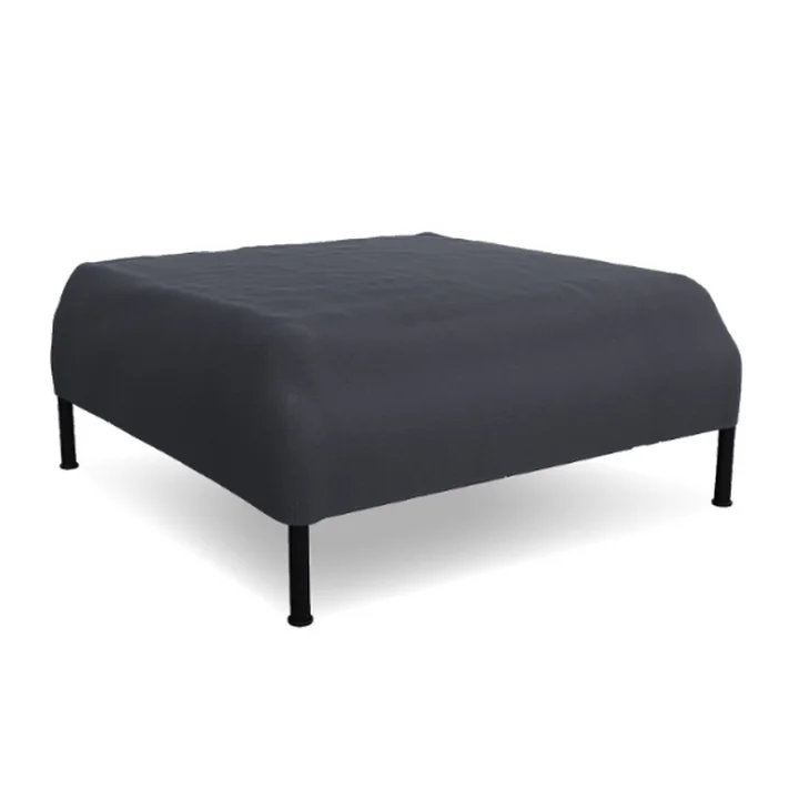 HOUE - AVON Cover for ottoman, black, water-repellent