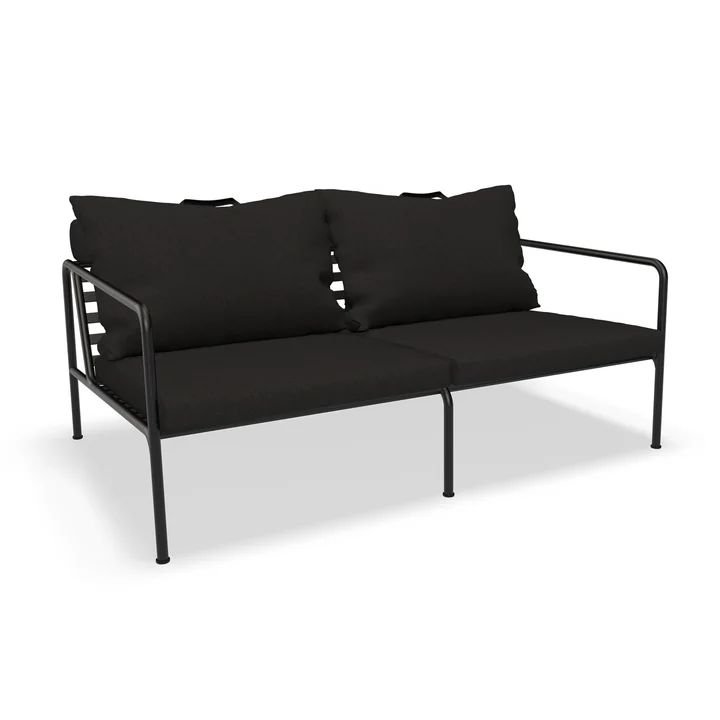 HOUE - AVON Sofa 2-seater, black / charcoal