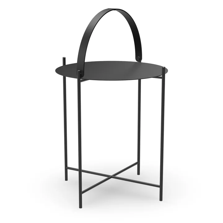 HOUE - EDGE Side table Ø 46, black