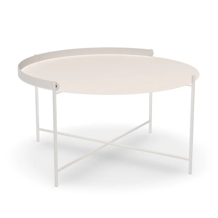 HOUE - EDGE Side table Ø 76, muted white