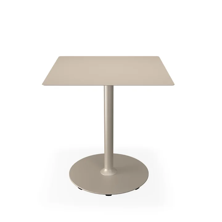 HOUE - Pico Garden table, 70 x 70 cm, round frame, beige