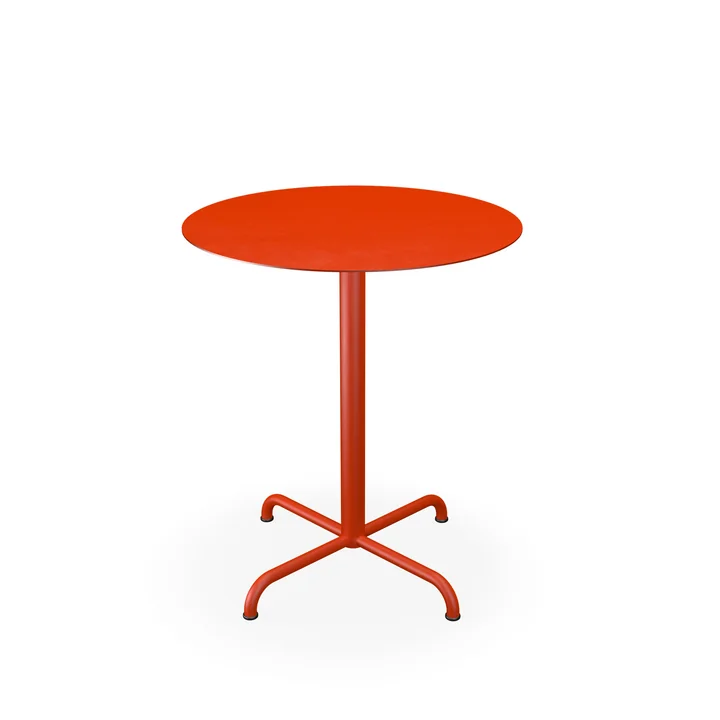 HOUE - Pico Garden table, Ø 64 cm, 4-star frame, cayenne