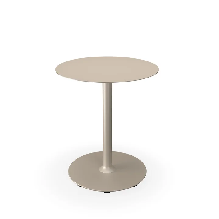 HOUE - Pico Garden table, Ø 64 cm, round frame, beige