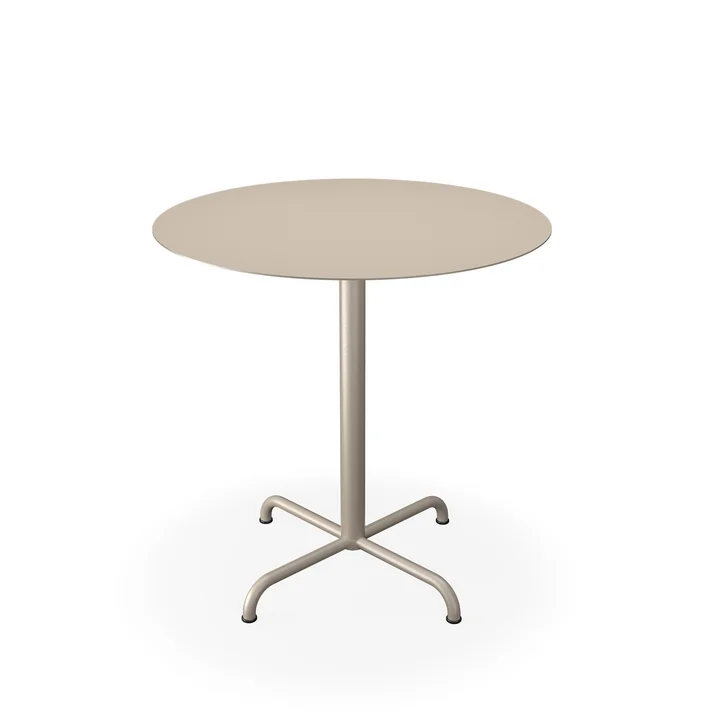 HOUE - Pico Garden table, Ø 74 cm, 4-star frame, beige