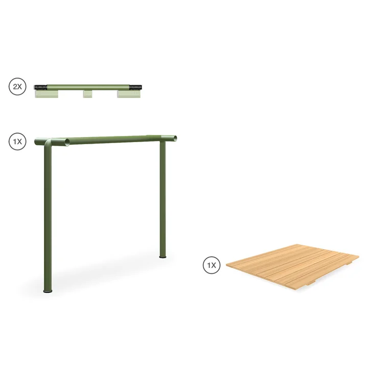 HOUE - AVANTI Infinity Set 1, pine / olive green