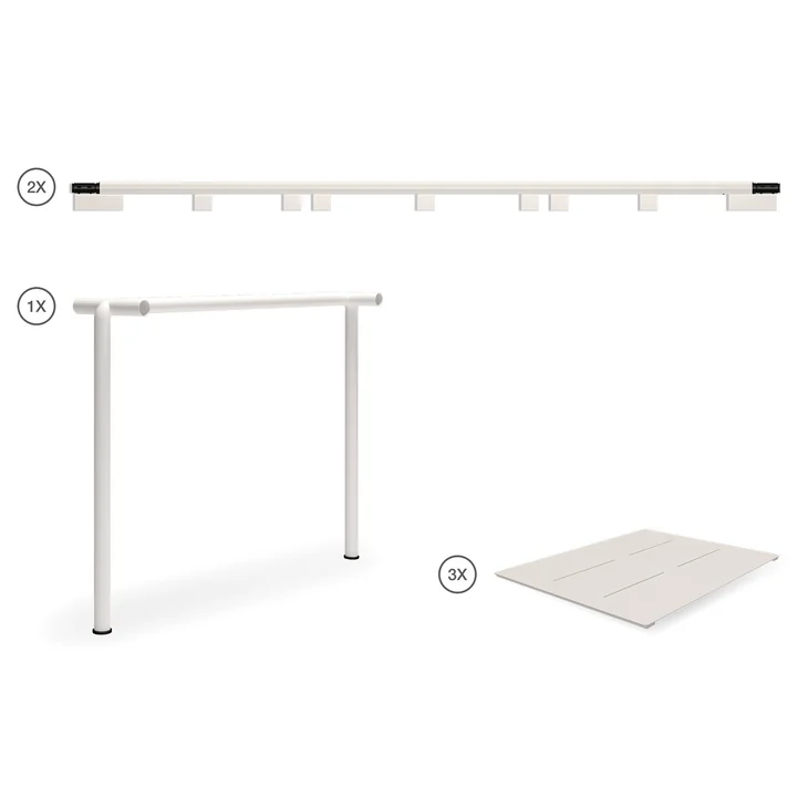 HOUE - AVANTI Infinity Set 3, muted white
