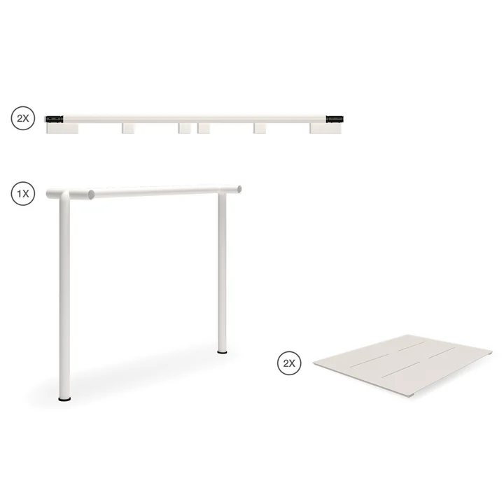 HOUE - AVANTI Infinity Set 2, muted white
