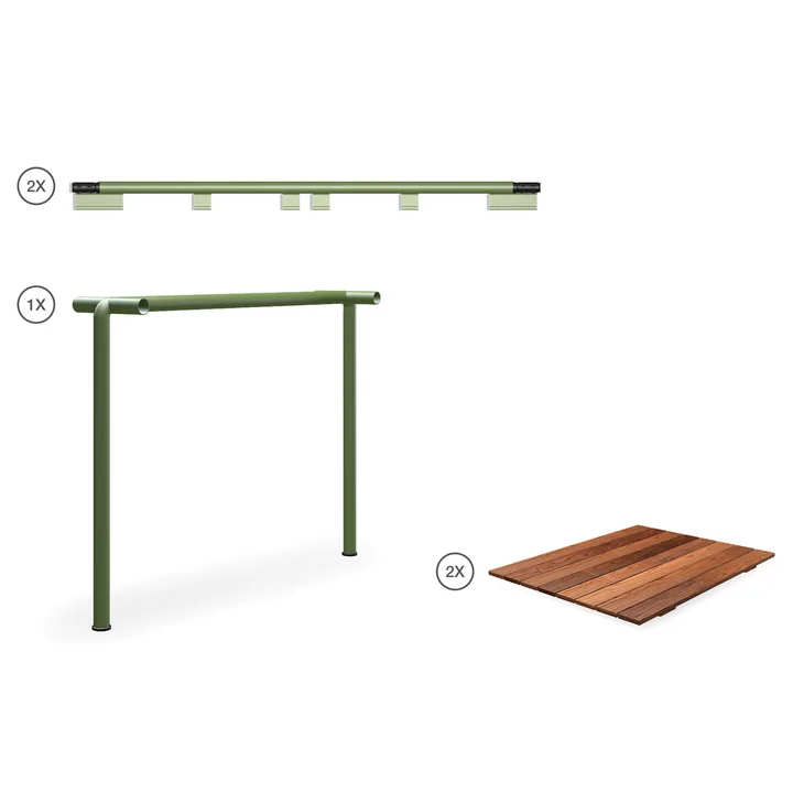HOUE - AVANTI Infinity Set 2, thermo ash / olive green