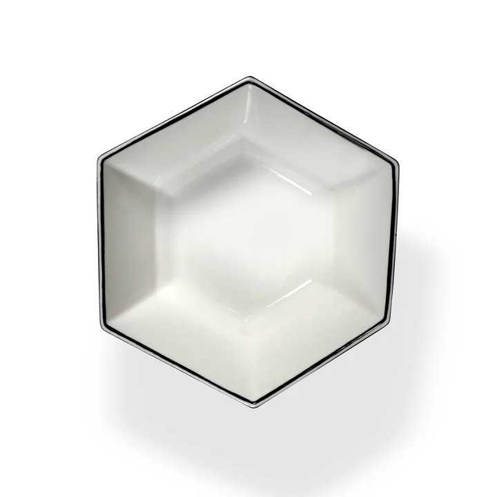 Serax - Carte Blanche Cereal bowl, white / black