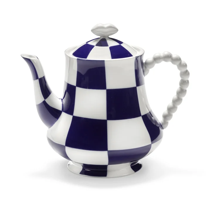 Serax - Fête des Bêtes Teapot, blue / white