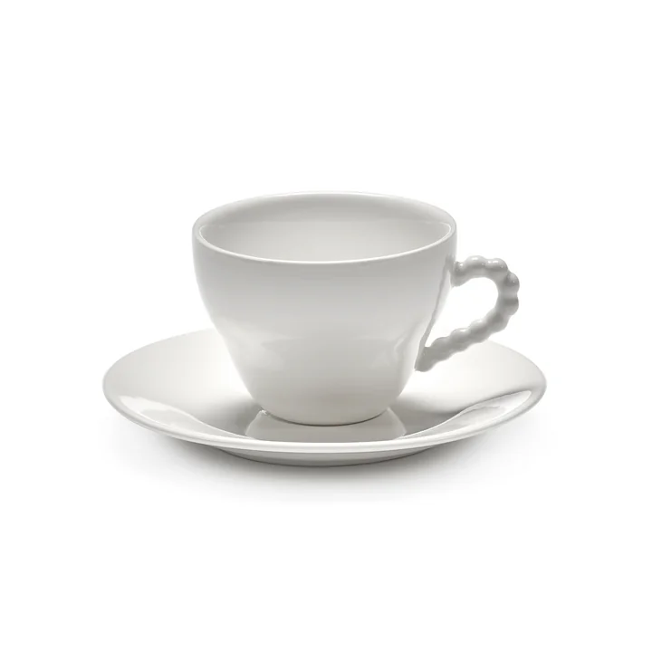 Serax - Perle Fine Cup and saucer, white