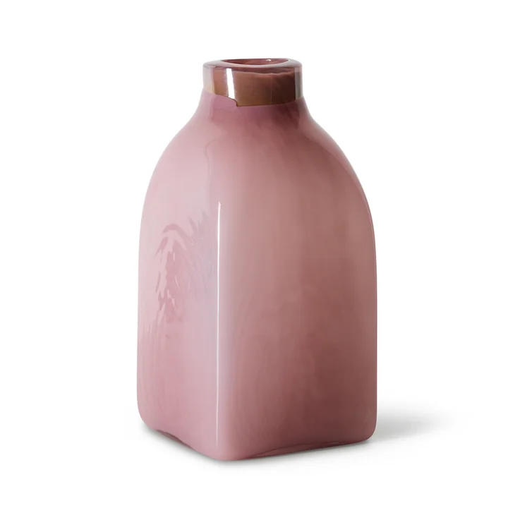 HKliving - Atelier Glass vase, large, pink