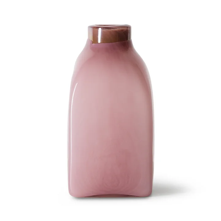 HKliving - Atelier Glass vase, large, pink