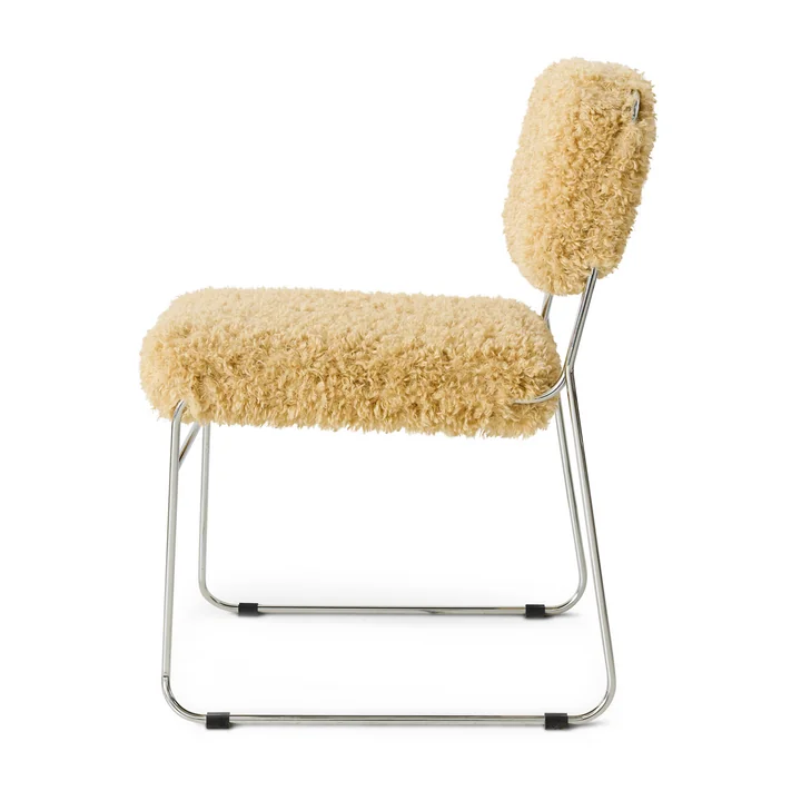 HKliving - Endless Dining chair, poodle / golden