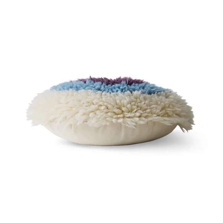 HKliving - Fluffy Cushion, Ø 40 cm, eye catcher