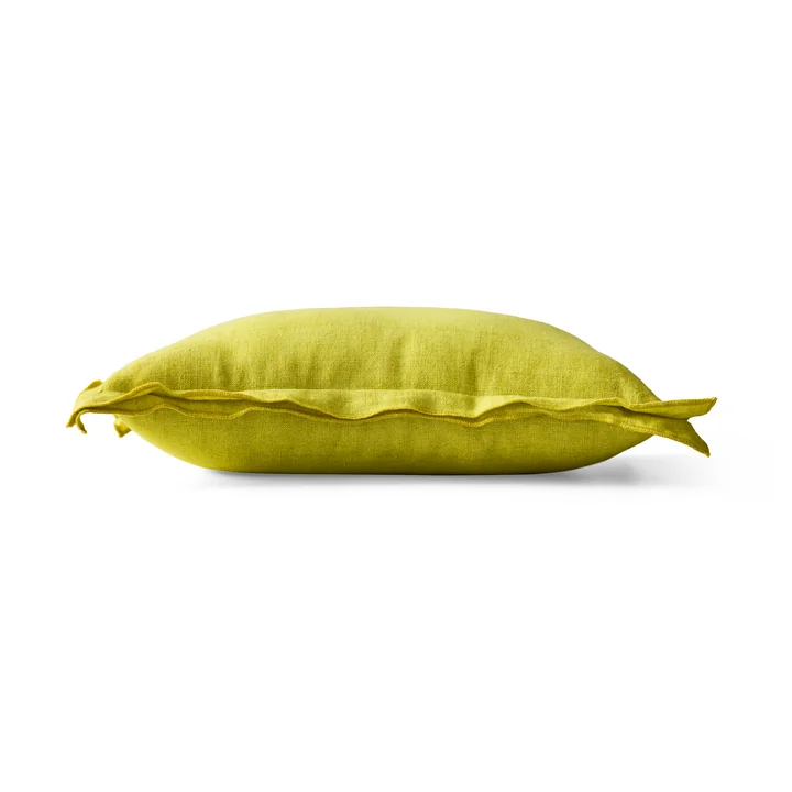 HKliving - Linen cushion, 50 x 30 cm, lemongrass