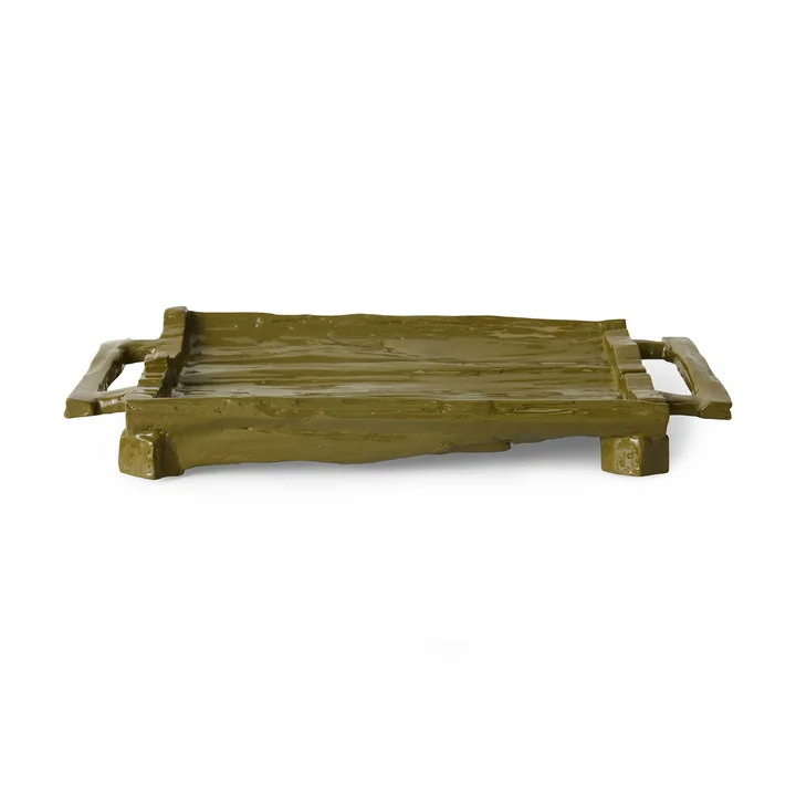 HKliving - Tray, 53 x 25 cm, moss