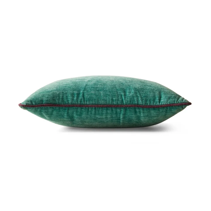 HKliving - Velvet Cushion, 50 x 35 cm, deep sea