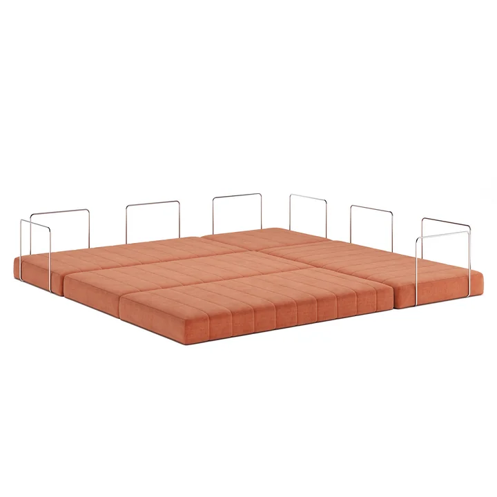 Innovation Living - Cozypad Sofa bed & Pouf with back cushion / armrest