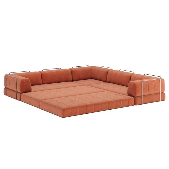 Innovation Living - Cozypad Sofa bed & Pouf with back cushion / armrest