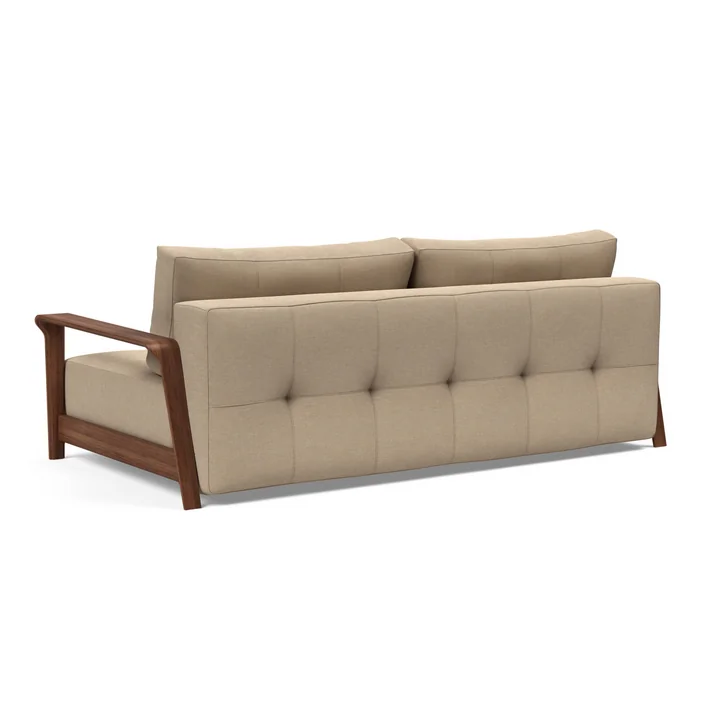 Innovation Living - Ran Sofa bed, 227 x 117 cm, mocha (fabric 587, mixed dance )