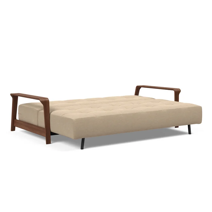Innovation Living - Ran Sofa bed, 227 x 117 cm, mocha (fabric 587, mixed dance )