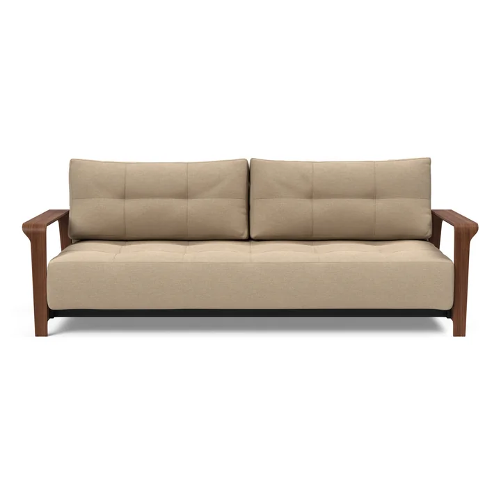 Innovation Living - Ran Sofa bed, 227 x 117 cm, mocha (fabric 587, mixed dance )