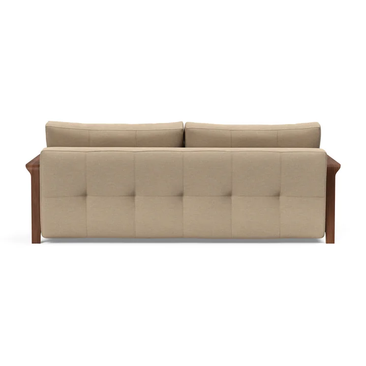 Innovation Living - Ran Sofa bed, 227 x 117 cm, mocha (fabric 587, mixed dance )